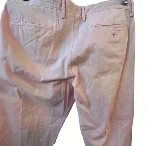 J.Crew Men's Sutton Chino Pants Size 34 Pink Summerweight Casual Straight Leg - Picture 6 of 10